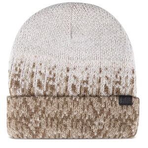 KENNETH COLE REACTION Men's Pixelated Ombre Knit Beanie Khaki/ White ONE SIZE